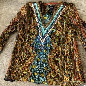 Desigual multi color blouse